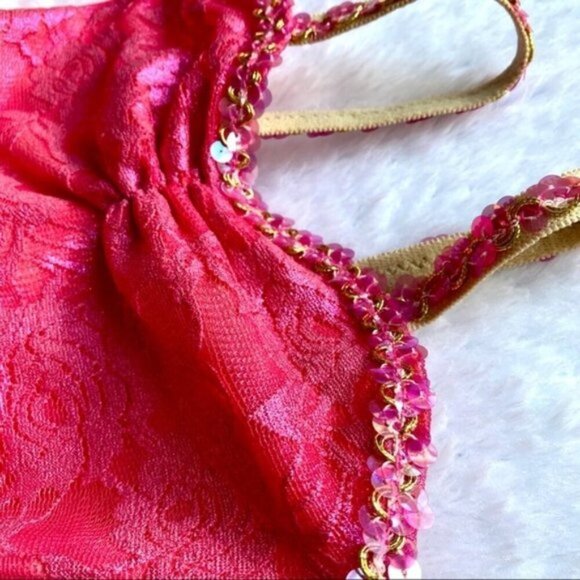 Beautiful pink fairy floral dress / dance tutu XSC - Picture 11 of 13